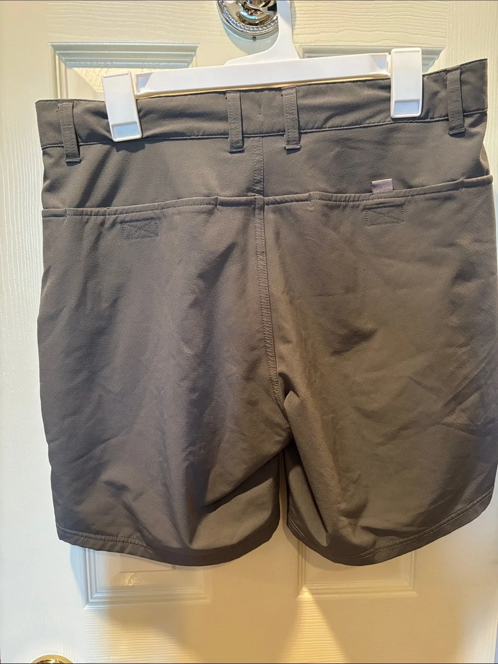 The North Face Men's Performance Hiking Shorts Grey Stretch Drawstring Size 32